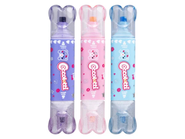 Set 3 evidenziatori con timbro Coccolotti