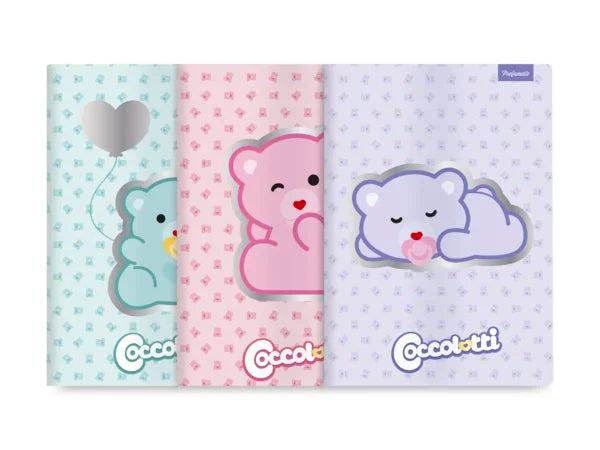 Set 3 quaderni profumati A4 Coccolotti Classic