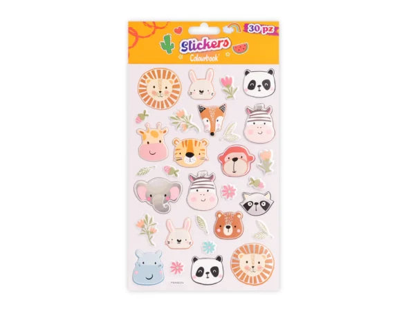 Set 30 Stickers Animals