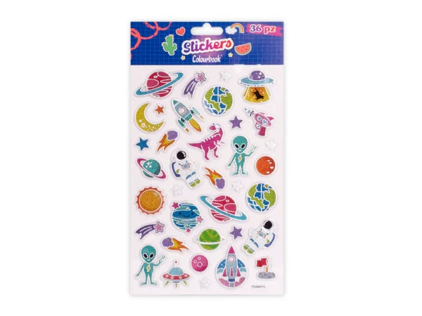 Set 36 Stickers Galaxy