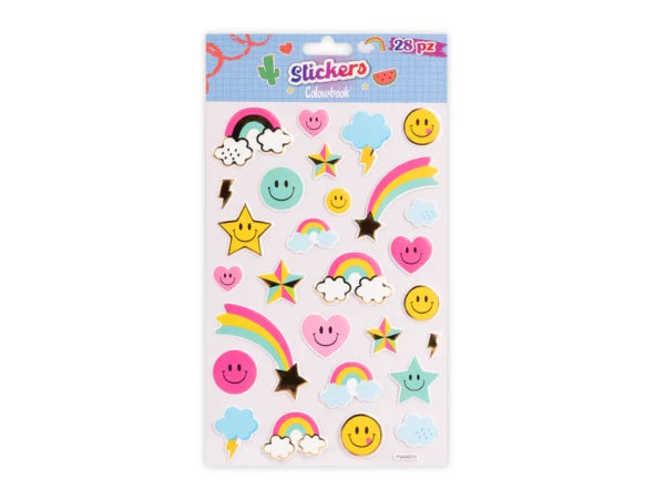 Set 28 Stickers Smile