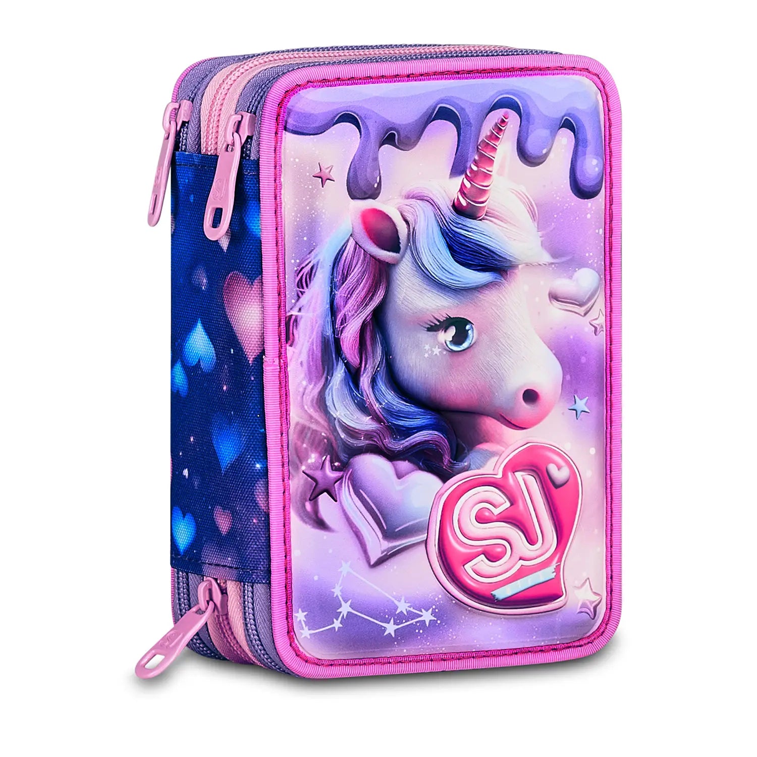 SJ Gang Astuccio Triplo Pixie Unicorn