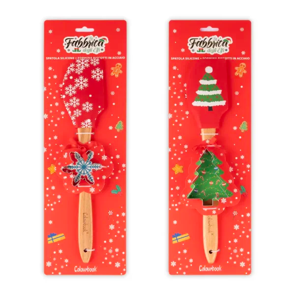Spatola natalizia da cucina con formina omaggio