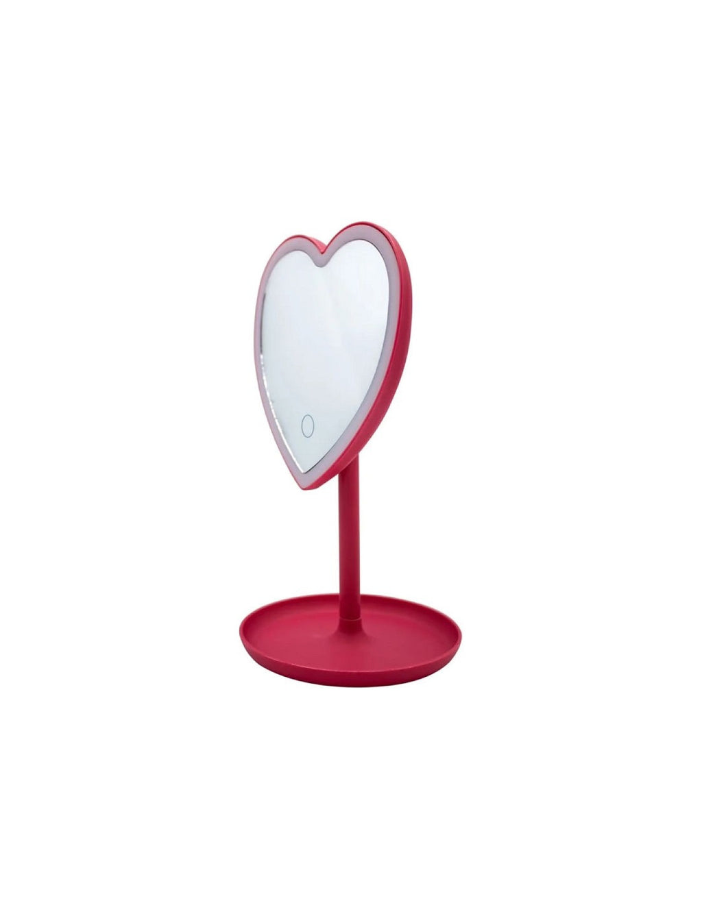 SPECCHIO MAKE - UP CON LUCE LED FORMA CUORE