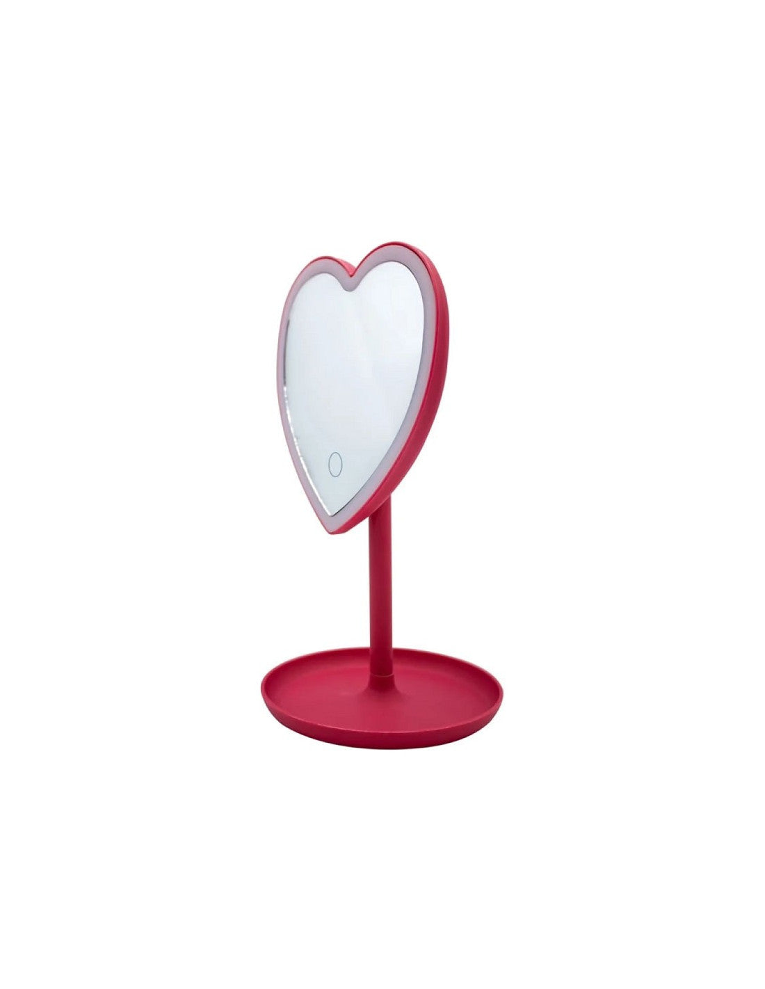 SPECCHIO MAKE - UP CON LUCE LED FORMA CUORE